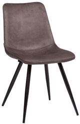 Kunstleder Stuhl Spoty in 3 Farben Cognac-Braun Taupe Stahlgrau