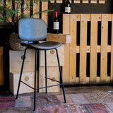 Tabouret de bar Bradley en similicuir, 2 coloris, qualité professionnelle