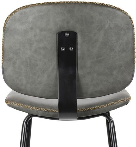 Tabouret de bar Bradley en similicuir, 2 coloris, qualité professionnelle