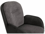 Drehbarer Esszimmer Stuhl Longford Mikrostoff in 3 Farben Anthrazit Beige Grau