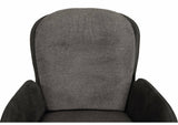 Drehbarer Esszimmer Stuhl Longford Mikrostoff in 3 Farben Anthrazit Beige Grau