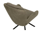 Drehbarer Esszimmer Stuhl Longford Mikrostoff in 3 Farben Anthrazit Beige Grau