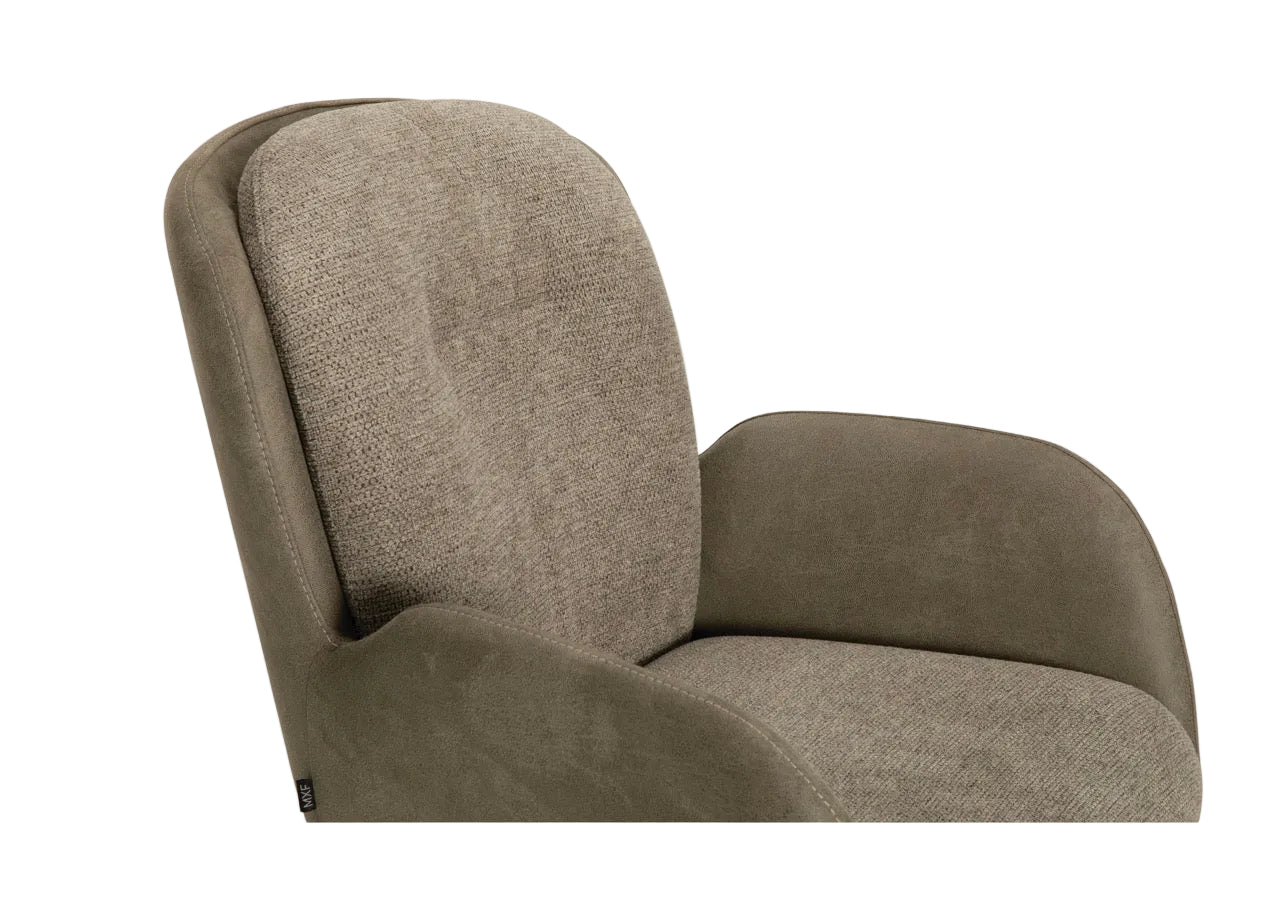 Drehbarer Esszimmer Stuhl Longford Mikrostoff in 3 Farben Anthrazit Beige Grau