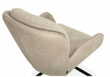 Drehbarer Esszimmer Stuhl Longford Mikrostoff in 3 Farben Anthrazit Beige Grau
