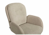Drehbarer Esszimmer Stuhl Longford Mikrostoff in 3 Farben Anthrazit Beige Grau