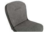 Drehbarer Esszimmer Stuhl Trafford hybrid Mikrostoff in 3 Farben Anthrazit Beige Grau