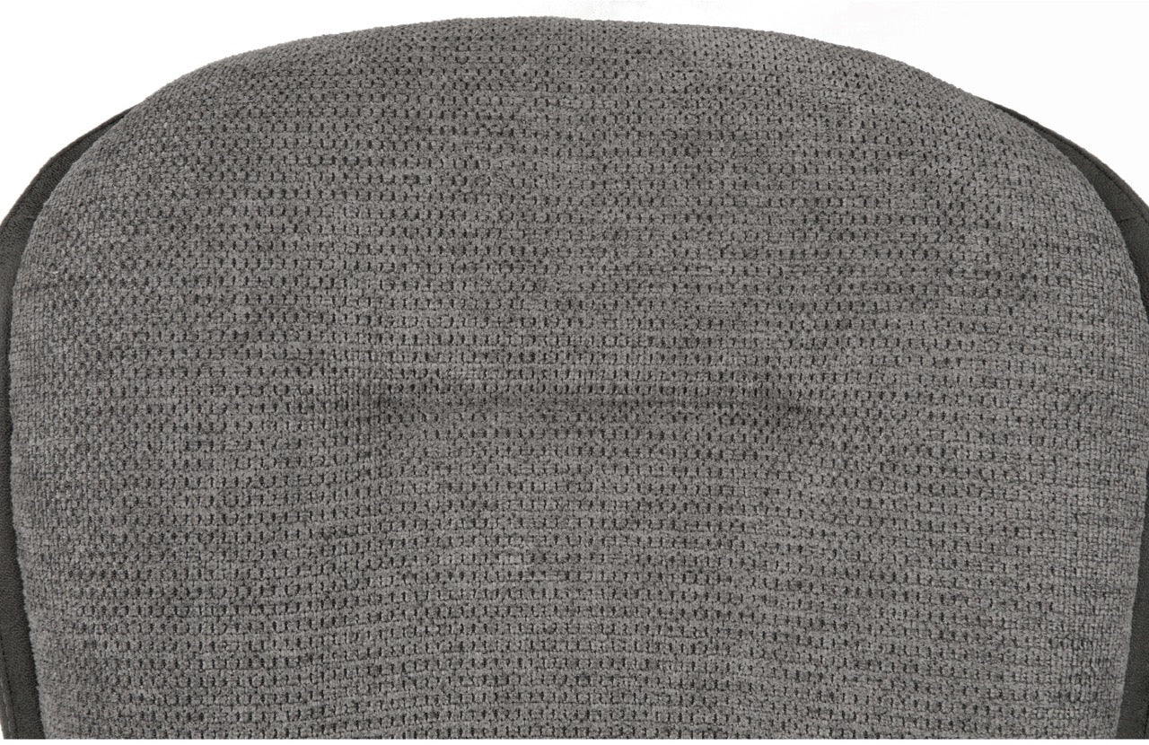 Drehbarer Esszimmer Stuhl Trafford hybrid Mikrostoff in 3 Farben Anthrazit Beige Grau