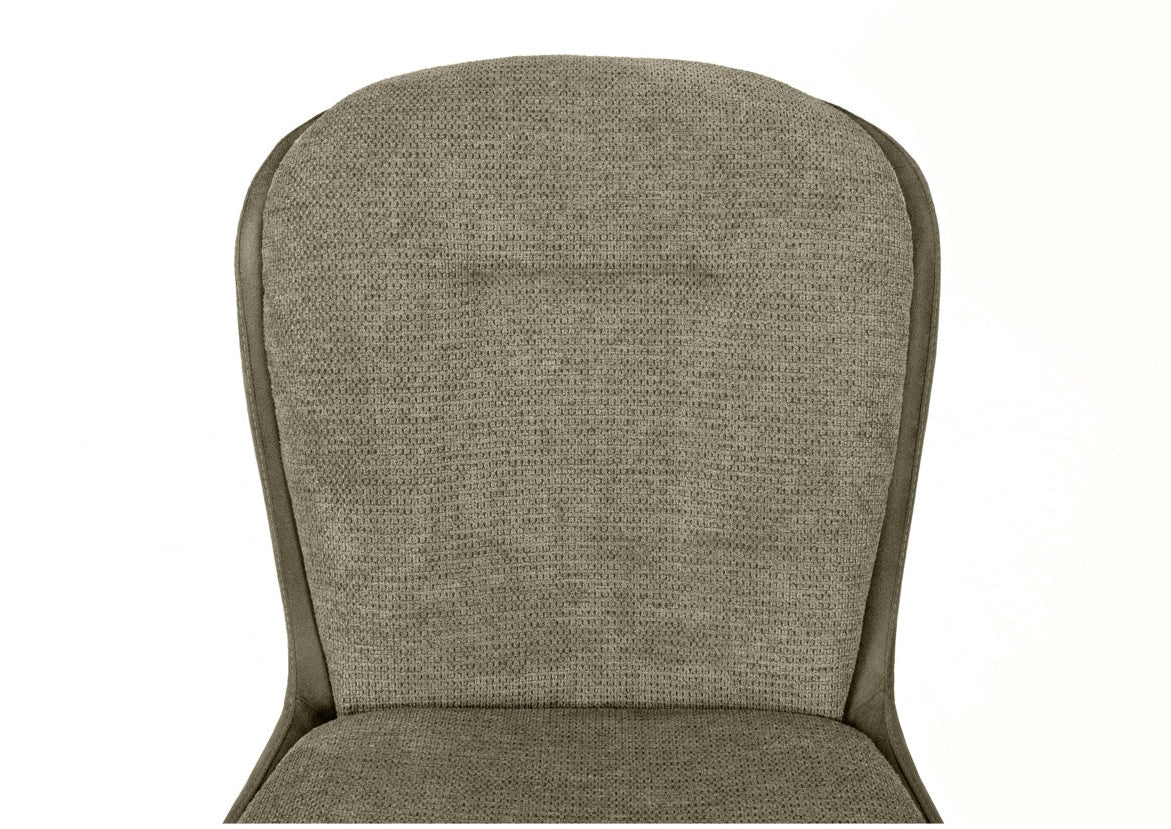 Drehbarer Esszimmer Stuhl Trafford hybrid Mikrostoff in 3 Farben Anthrazit Beige Grau