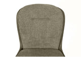 Drehbarer Esszimmer Stuhl Trafford hybrid Mikrostoff in 3 Farben Anthrazit Beige Grau