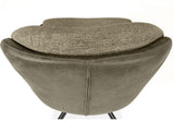 Drehbarer Esszimmer Stuhl Trafford hybrid Mikrostoff in 3 Farben Anthrazit Beige Grau
