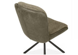 Drehbarer Esszimmer Stuhl Trafford hybrid Mikrostoff in 3 Farben Anthrazit Beige Grau
