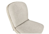 Drehbarer Esszimmer Stuhl Trafford hybrid Mikrostoff in 3 Farben Anthrazit Beige Grau