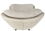 Drehbarer Esszimmer Stuhl Trafford hybrid Mikrostoff in 3 Farben Anthrazit Beige Grau