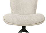 Drehbarer Esszimmer Stuhl Trafford hybrid Mikrostoff in 3 Farben Anthrazit Beige Grau