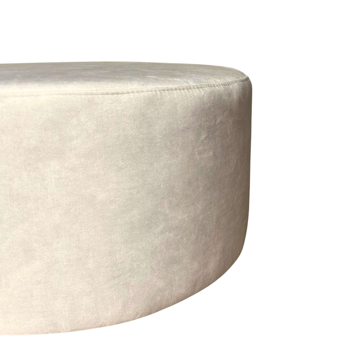Hocker rund Creme 60 cm Adore 102