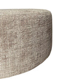 Hocker rund Beige 60 cm Cremona 14