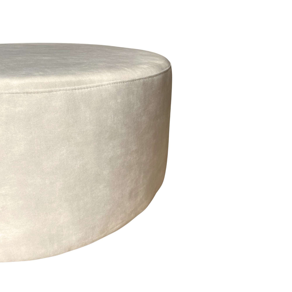 Hocker rund Creme 80 cm Adore 102