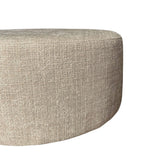 Hocker rund Beige 80 cm Cremona 14