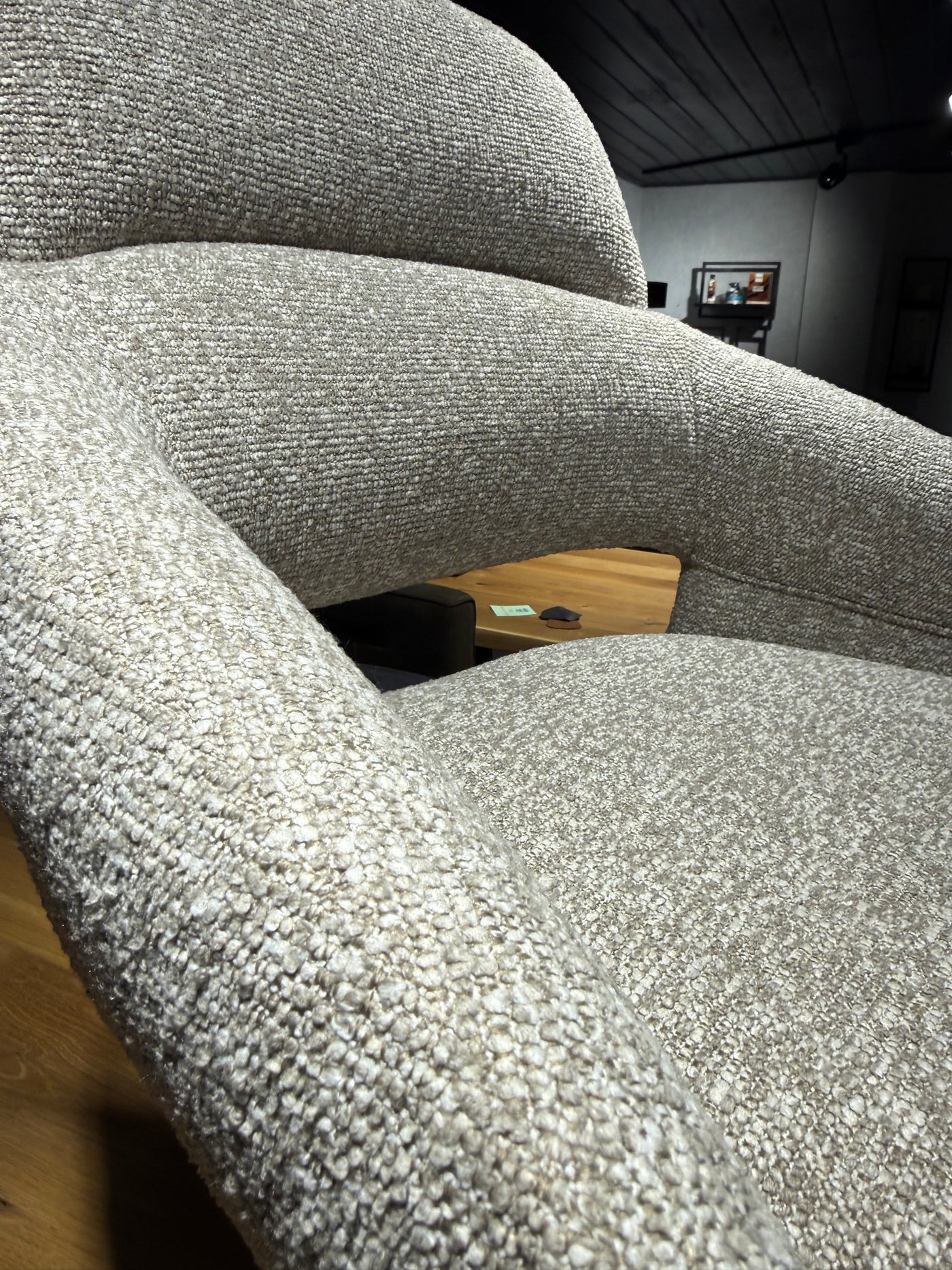 Drehbarer Esszimmer Stuhl Martin Mikrostoff in 4 Farben hellgrau beige taupe graugrün