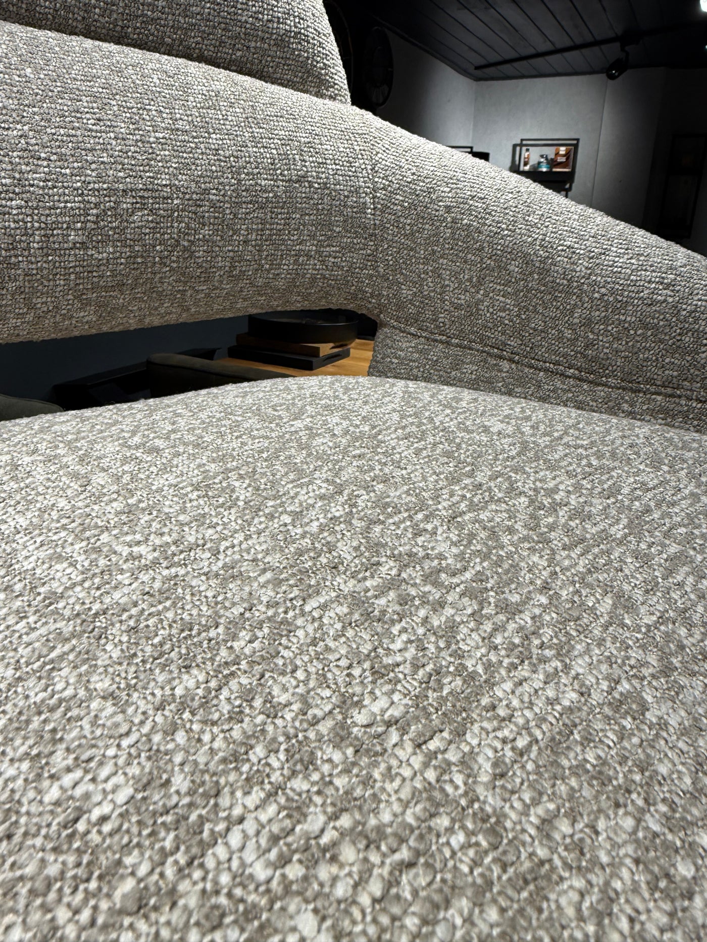 Drehbarer Esszimmer Stuhl Martin Mikrostoff in 4 Farben hellgrau beige taupe graugrün