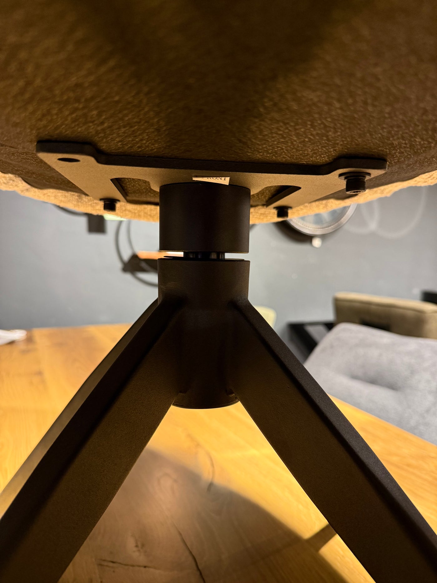 Drehbarer Esszimmer Stuhl Martin Mikrostoff in 4 Farben hellgrau beige taupe graugrün