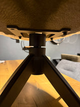 Drehbarer Esszimmer Stuhl Martin Mikrostoff in 4 Farben hellgrau beige taupe graugrün