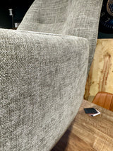 Drehbarer Esszimmer Stuhl Pueblo Mikrostoff in 3 Farben Schwarz-Anthrazit Silbergrau Beige