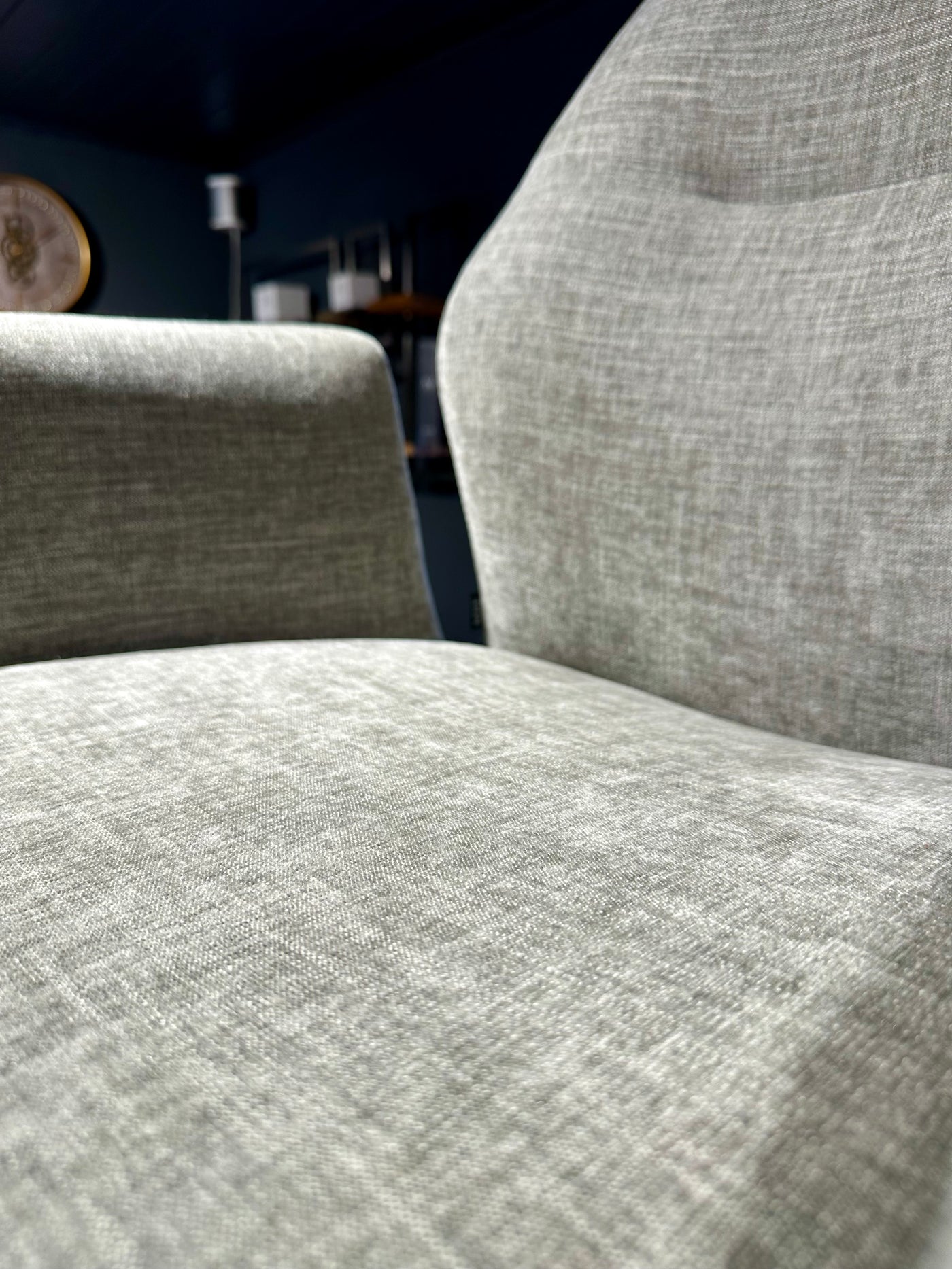 Drehbarer Esszimmer Stuhl Pueblo Mikrostoff in 3 Farben Schwarz-Anthrazit Silbergrau Beige