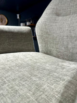 Drehbarer Esszimmer Stuhl Pueblo Mikrostoff in 3 Farben Schwarz-Anthrazit Silbergrau Beige