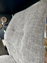 Drehbarer Esszimmer Stuhl Pueblo Mikrostoff in 3 Farben Schwarz-Anthrazit Silbergrau Beige