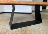 Wang Tischgestell zentrales Tischbein Metall schwarz pulverbeschichtet