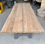 Outdoor Design 250 cm Table de jardin en teck avec plateau et joint de dilatation
