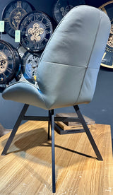 Design Armlehnen Stuhl Carter Echt Leder in 34 Farben und 3 Gestellvarianten Drehbarer Lederstuhl