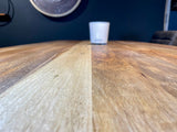 Mangoholz Tischplatte Schweizer Kante 3cm in 120 140 160 180 200 220 cm
