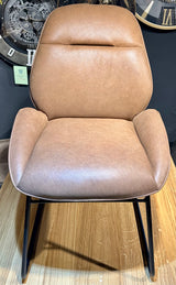 Design Armlehnen Stuhl Cart Echt Leder in 34 Farben und 3 Gestellvarianten Drehbarer Lederstuhl