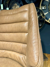 Design Armlehnen Stuhl Mason Echt Leder in 34 Farben und 3 Gestellvarianten Drehbarer Lederstuhl