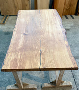 Plateau de table en chêne massif de 120 cm en une seule planche