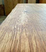 Plateau de table en chêne massif de 120 cm en une seule planche