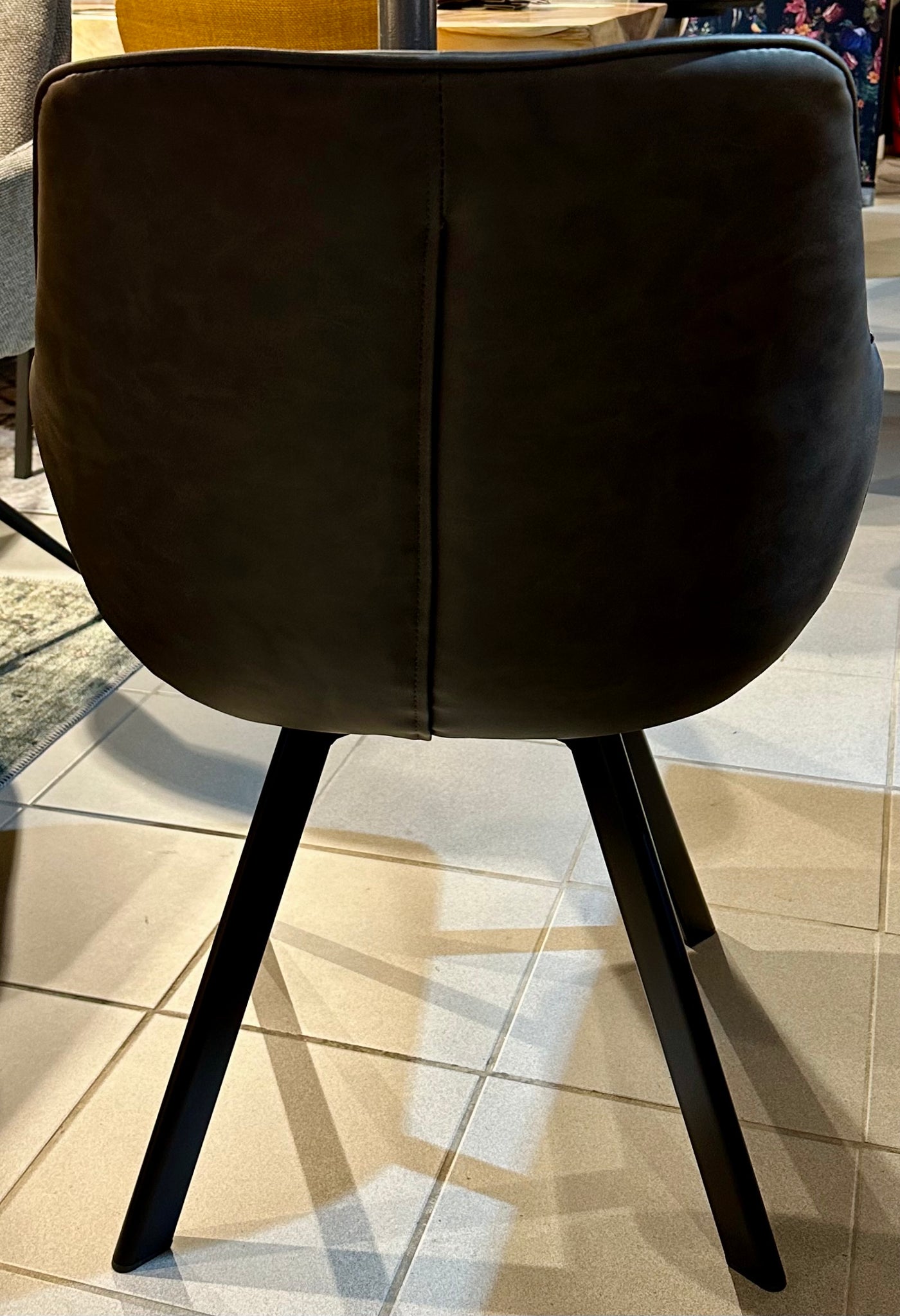 Drehbarer Armlehnen Stuhl Ringo Kunstleder in 3 Farben Anthrazit Braun Cognac