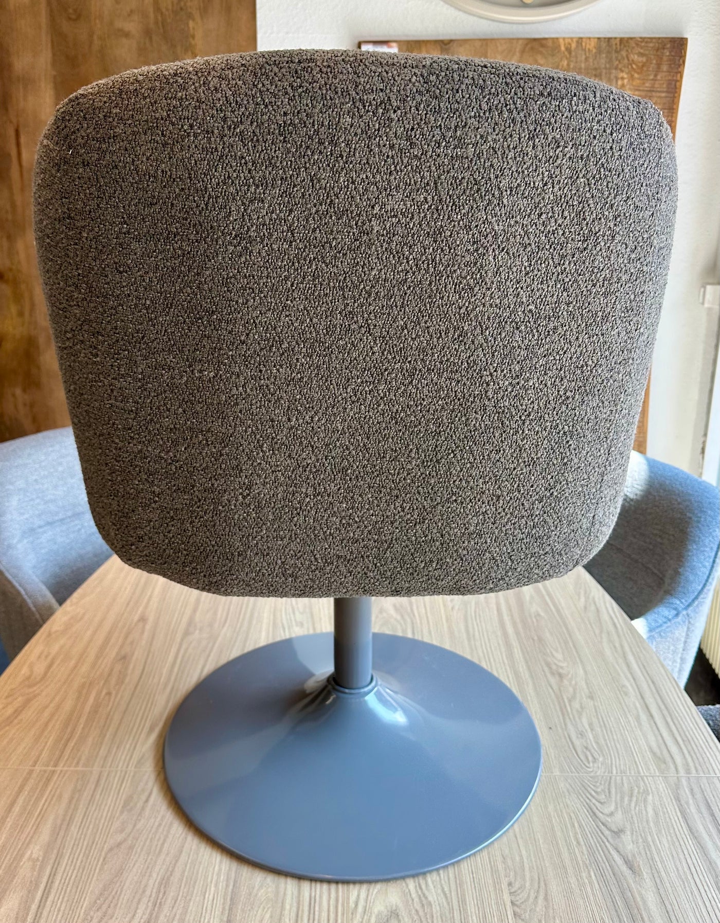 Drehbarer 360 Grad Esszimmer Stuhl Rube Armlehnenstuhl Teddystoff in 3 Farben