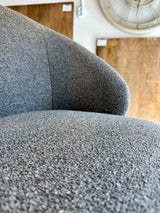 Drehbarer 360 Grad Esszimmer Stuhl Rube Armlehnenstuhl Teddystoff in 3 Farben