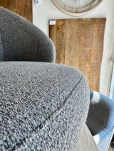 Drehbarer 360 Grad Esszimmer Stuhl Rube Armlehnenstuhl Teddystoff in 3 Farben