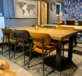 Mangoholz Tischplatte Mumbai Gerade Kante 6cm in 160 180 200 220 240 und 260 cm