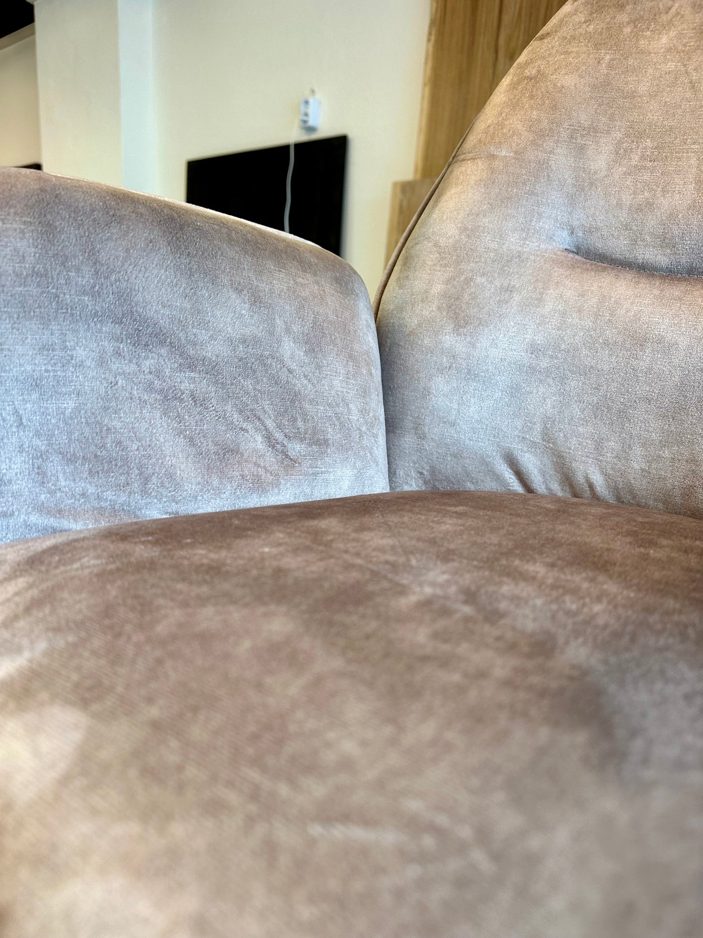Samt Armlehnenstuhl Noma Velours in 5 Farben drehbar