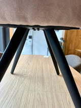 Samt Armlehnenstuhl Noma Velours in 5 Farben drehbar