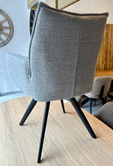 Stoff Armlehnenstuhl Dona in 4 Farben