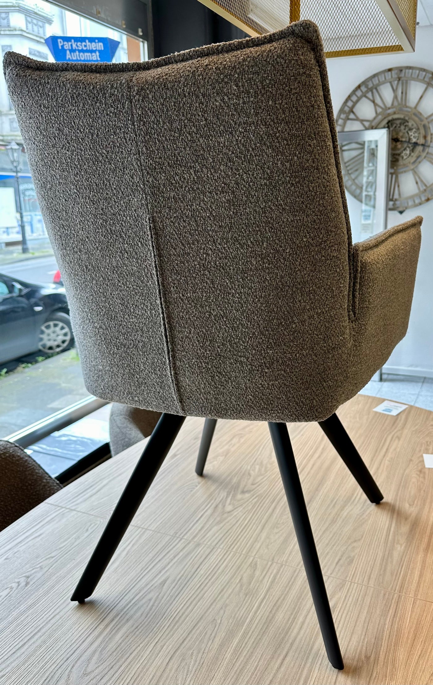 Stoff Armlehnenstuhl Dona in 4 Farben