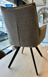 Stoff Armlehnenstuhl Dona in 4 Farben