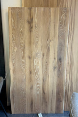 180 cm Eiche Holz Tischplatte naturel beige 4 cm