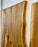 210 cm Wildeiche Holz Tischplatte Wesel Eiche Pure geölt 4 cm Dicke aus 4 Bohlen